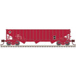 Pullman-Standard PS-2750 3-Bay Hopper - Ready to Run - Master(R) -- Great Northern #70104 (red, black, white, Small Logo)