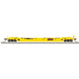 40' Rebuilt Well Car - Ready to Run - Master(R) -- TTX TPEX #455315 (Patched, yellow, black, brown)