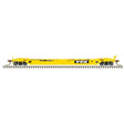 40' Rebuilt Well Car - Ready to Run - Master(R) -- TTX DTTX #59433 (yellow, black logo)