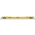 53' Rebuilt Well Car - Ready to Run - Master(R) -- TTX DTTX #475583 (yellow, red, small Next Load Any Road Logo)
