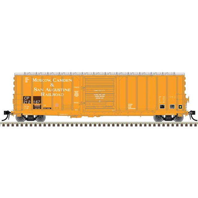 CNCF 5000 50' Boxcar - Ready to Run - Master(R) -- Canadian Pacific #212285 (Patched Ex-MCSA, light orange, white)