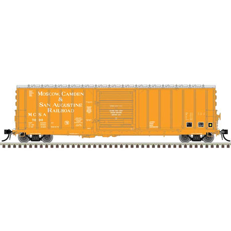 CNCF 5000 50' Boxcar - Ready to Run - Master(R) -- Moscow, Camden & San Augustine #7107 (light orange, white)