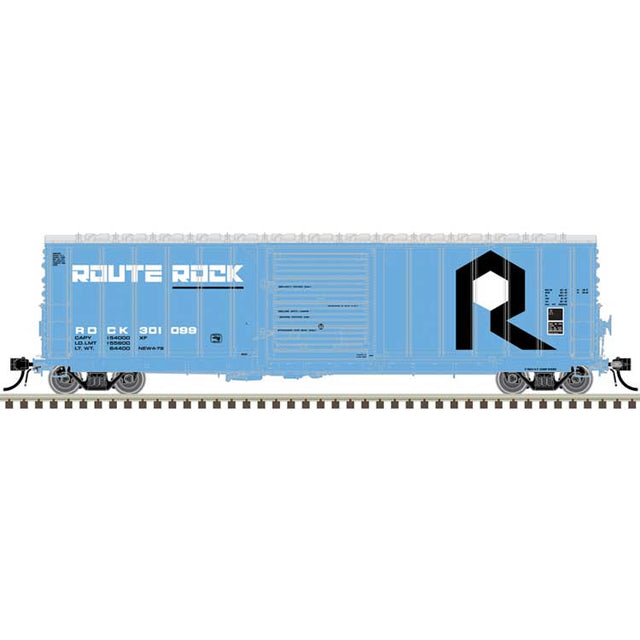 CNCF 5000 50' Boxcar - Ready to Run - Master(R) -- Rock Island #301084 (blue, white, black)