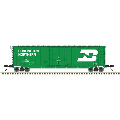 50' General American RBL Plug-Door Boxcar - Ready to Run - Master(R) -- Burlington Northern #329413 (Cascade Green, white, Large Logo)