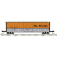50' General American RBL Plug-Door Boxcar - Ready to Run - Master(R) -- Denver & Rio Grande Western #60927 (Aspen Gold, silver, black)