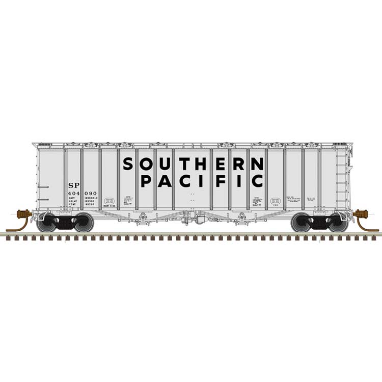 4180 Airslide Covered Hopper - Ready to Run - Master(R) -- Southern Pacific #404090 (gray, black)