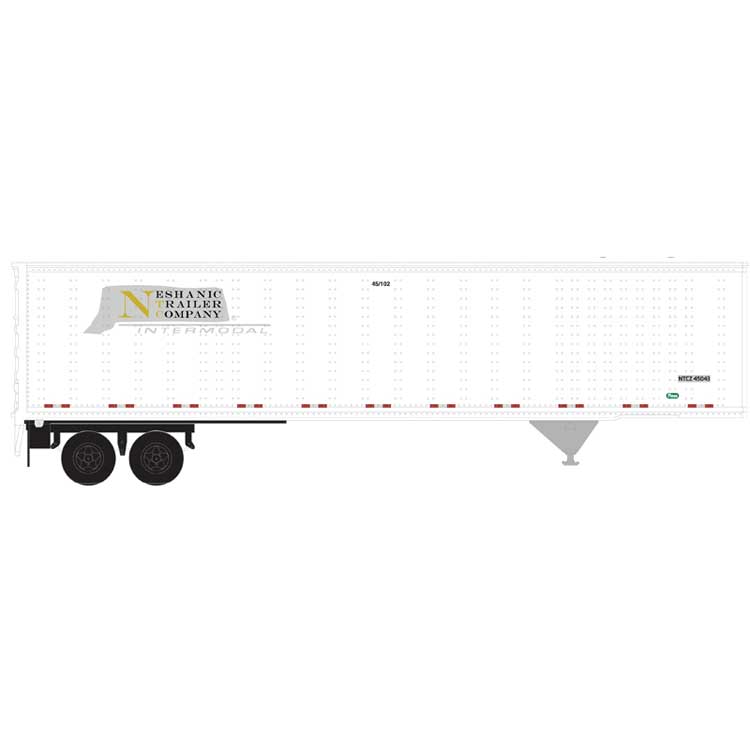 45' Pines Trailer - Assembled -- Neshanic Trailer Company #45049 (white)