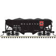 55-Ton Fishbelly Hopper with Load - Ready to Run -- Reading #65269 (black, red)