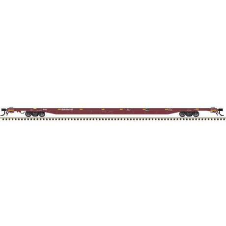 ACF 89' 4" Intermodal Flatcar - Ready to Run - Master(R) -- Redstreak QUAX #89702 (Boxcar Red, yellow conspicuity marks)