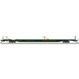 ACF 89' 4" Intermodal Flatcar - Ready to Run - Master(R) -- Birillion & Forest Junction BFJR #104095 (dark green, orange)