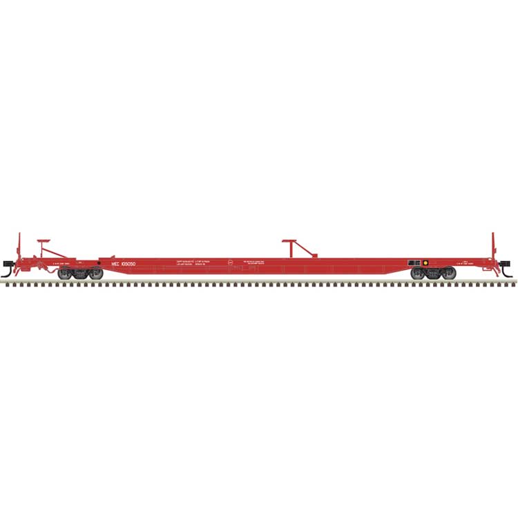 ACF 89' 4" Intermodal Flatcar - Ready to Run - Master(R) -- Maine Central MEC #105073 (red)