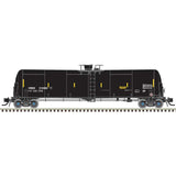 4 TrinityRail 31,000-Gallon Tank Cars & 2 Airslide Buffer Set - Ready to Run -- Valero Energy VMSX, BNSF Buffer (black, Boxcar Red Buffers)-1