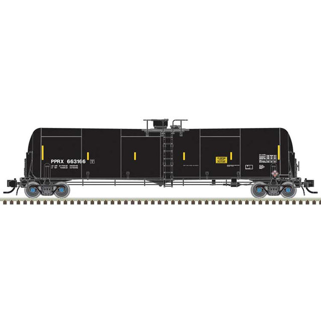 TrinityRail 31,000-Gallon Crude Oil Tank Car 6-Pack - Ready to Run - Master( -- Phillips Petroleum PPRX (black)