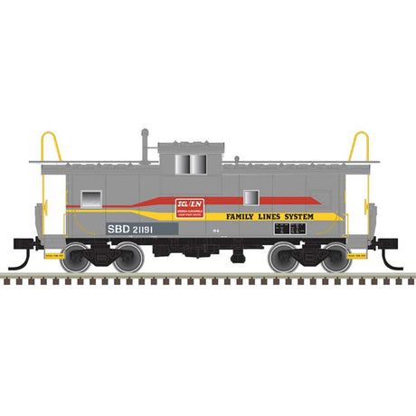 Extended-Vision Caboose - Ready to Run - Master(R) -- Family Lines SBD #21178 (gray, yellow, red)