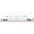 ACF 4-Bay Center Flow(R) Pressureaide(R) Covered Hopper - Ready to Run - Maste -- Akzo Nobel ACFX #59706 (white, gray, blue)