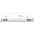 ACF 4-Bay Center Flow(R) Pressureaide(R) Covered Hopper - Ready to Run - Maste -- Cerestar ACFX #51525 (gray, black, green)