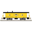 International Steel Bay Window Caboose - Ready to Run - Master(R) -- New York, Susquehanna & Western #124 (yellow, black)