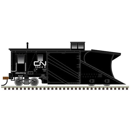 Russell Snow Plow - Ready to Run - Master(R) -- Canadian National #55614 (black, white)