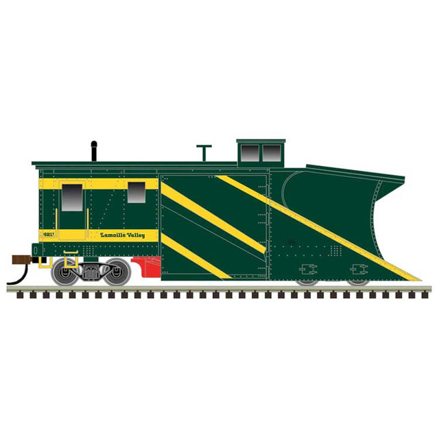 Russell Snow Plow - Ready to Run - Master(R) -- Lamoille Valley #4211 (green, yellow)