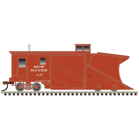 Russell Snow Plow - Ready to Run - Master(R) -- New Haven #S17 (Boxcar Red)