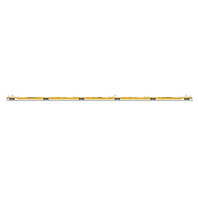 Trinity 53' RAF53C 5-Unit Spine Car - Ready to Run -- TTX #555001 (As-Delivered, black, yellow)
