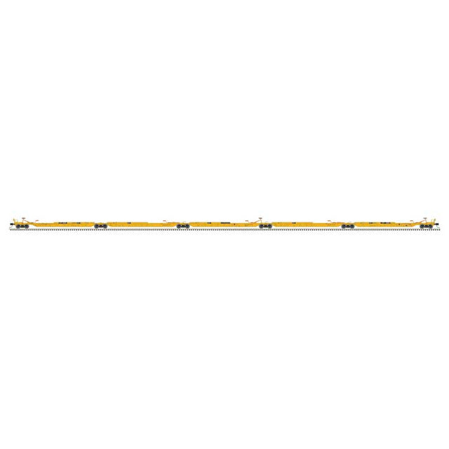 Trinity 53' RAF53C 5-Unit Spine Car - Ready to Run -- BNSF Railway SLSF #1000 (yellow, black)