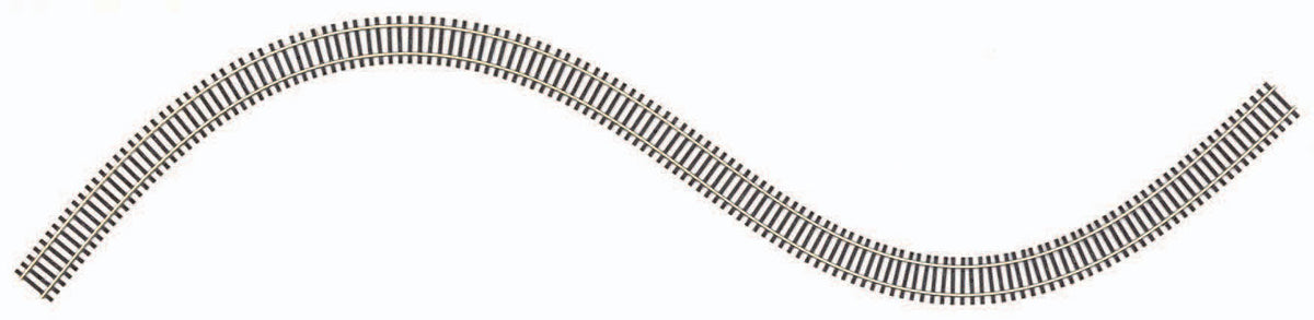 Code 83 Flex-Track - 36"  91.4cm Long Section -- Brown Ties-2