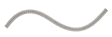 Code 83 Flex-Track - 36"  91.4cm Long Section -- Brown Ties-1