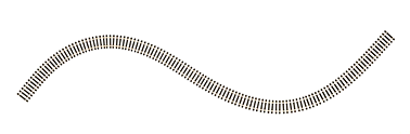 Code 83 Flex-Track - 36"  91.4cm Long Section -- Brown Ties-1