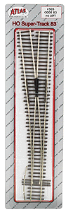 Code 83 Custom Line No. 6 Turnout -- Left Hand