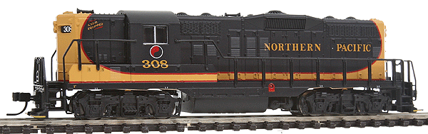 EMD GP9 w/DCC - Master(R) -- Northern Pacific #308 (black, yellow)