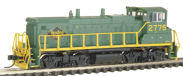 EMD MP15DC - Standard DC - Master(R) -- Reading #2775 (Dark Green, yellow)