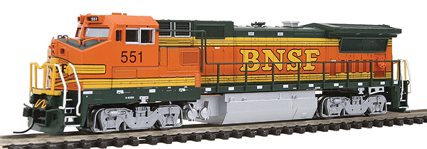 GE Dash 8-40BW - Standard DC - Master(R) -- Burlington Northern Santa Fe (H2) #551