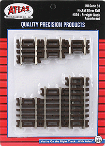 Code 83 Snap Track - Straight Sections -- 10-Piece Assortment - 2 Each: 3/4", 1", 1-1/4", 1-1/2", 2" & 2-1/2"