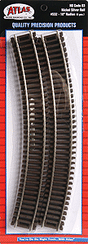 Code 83 Curved Snap Track -- 18" Radius pkg(6)