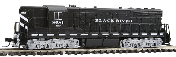 EMD SD9 No Dynamic Brakes w/DCC - Master(R) -- Black River & Western #9581 (black)