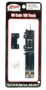 Remote Control Switch Machine -- Right Hand, Black Ties-2