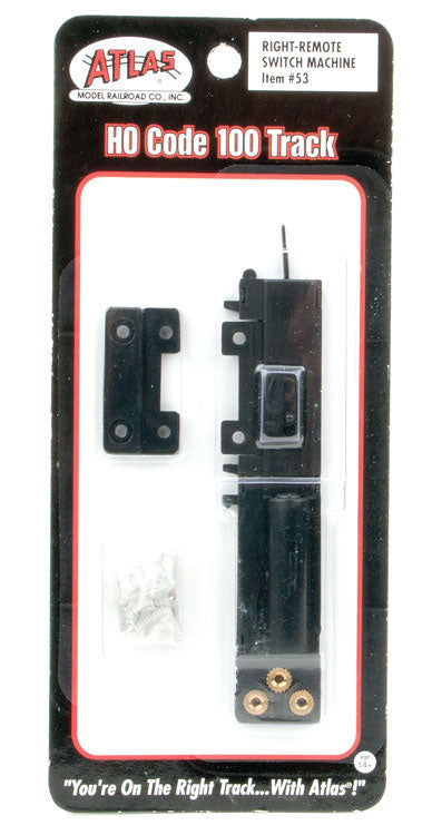 Remote Control Switch Machine -- Right Hand, Black Ties-2