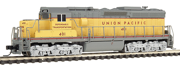 EMD SD24 w/DCC - Master(R) -- Union Pacific #401 (yellow, gray)