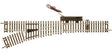 Code 83 Snap-Switch(R) Remote Turnout -- 22" Radius, Left Hand