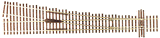 Code 83 Custom-Line(R) Turnouts w/Nickel-Silver Rail & Brown Ties -- Wye Turnout-1