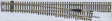 Code 83 Turnout with Nickel-Silver Rail and Brown Ties - Custom Line(R) -- No. 6 Right Hand