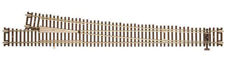 Code 83 Custom-Line(R) Mark IV Turnout w/Nickel-Silver Rail & Brown Ties -- #8 Right Hand