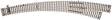 Code 83 Curved Turnout - Customline(R) Mark IV -- Right Hand - Inside Radius 22", Outside 30"