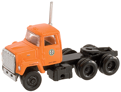 MOW Kitasher's Series 1984 Ford(R) LNT 9000 Tractor Cab -- Burlington Northern Santa Fe (orange, green, white)