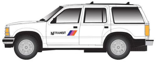 1993 Ford(R) Explorer w/Rotary Beacon 2-Pack (Non-Operating) Assembled-Master -- New Jersey Transit