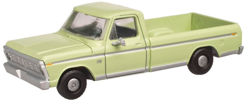 1973 Ford F-100 Pickup Truck 2-Pack - Assembled -- Winter Green