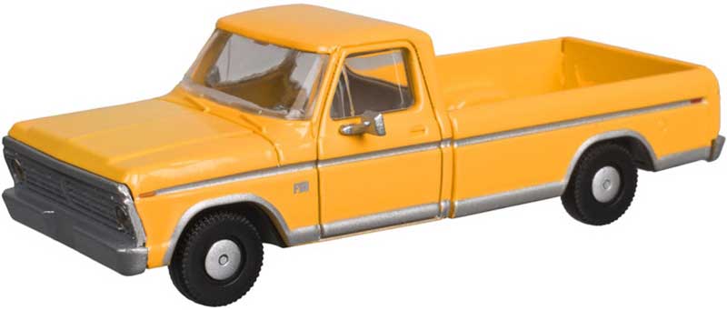 1973 Ford(R) F-100 Pickup Truck 2-Pack - Assembled -- Maintenace-of-Way Yellow