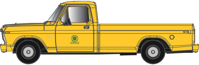 1973 Ford F-100 Pickup Truck 2-Pack - Assembled -- Southern Railway (yellow)