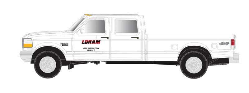 1990s Ford(R) F-250 - F-350 Standard Cab Pickup Set - Assembled -- Loram (white, black, red)-1